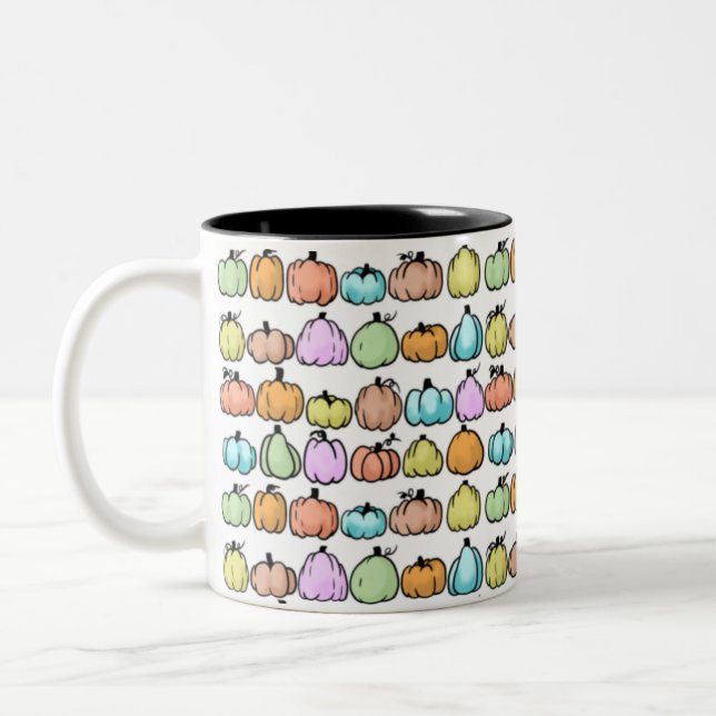 Pastel pumpkin mug (Left)