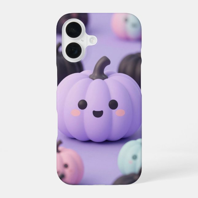 Pastel Pumpkin Patch Cute Halloween Case (Back)