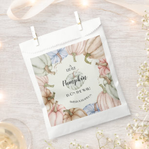 Pastel Pumpkins Gender Neutral Baby Shower Favour Bags
