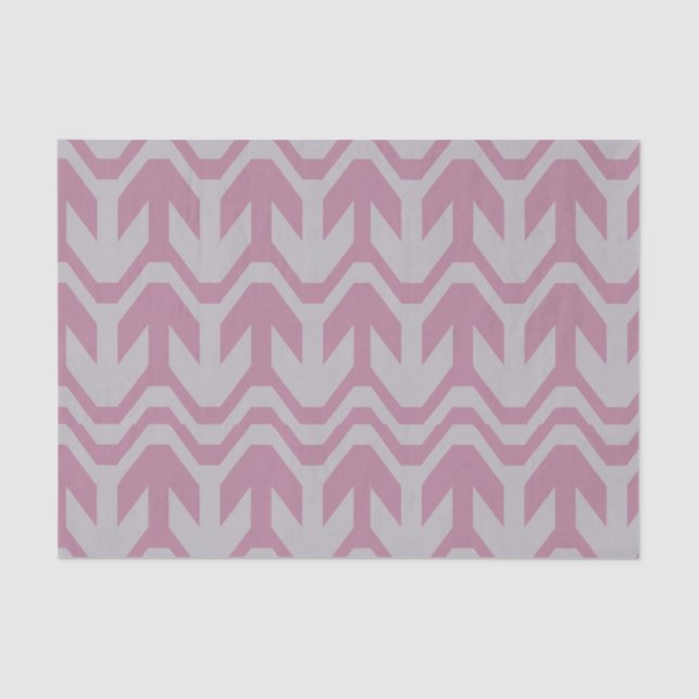 Pastel Purple and Blue Double Wave Pattern Tissue Paper (Front)