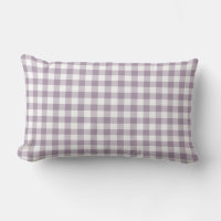 Pastel Purple and White Gingham Pattern