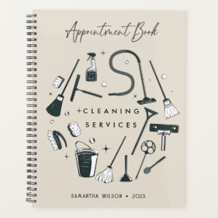 Pastel Purple Cleaning Services Appointment Planner