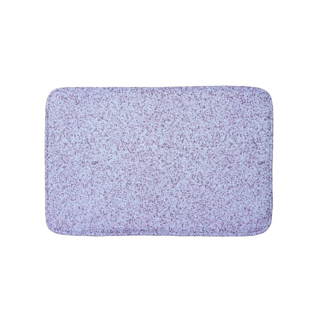 Pastel Purple Concrete Texture Bath Mat (Front)