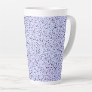 Pastel Purple Concrete Texture Latte Mug