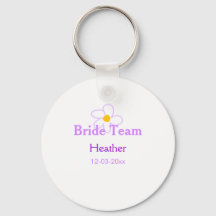 Pastel purple flower bridesmaid bride team boho mo