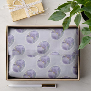 Pastel Purple Iris Mother's Day Tissue Paper
