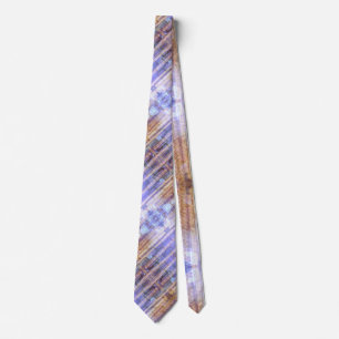 Pastel Purple Lavender Gold Abstract Art Pattern Tie