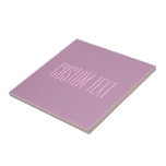 Pastel Purple & Light Pink | Modern Editable Text Tile<br><div class="desc">Modern minimalistic design,  customise as you wish!</div>
