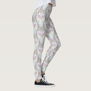 Pastel Purple Oracle Owl Pattern Leggings