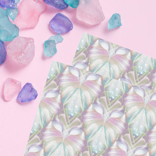 Pastel Purple Oracle Owl Pattern Tissue Paper