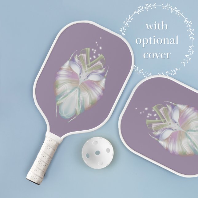 Pastel Purple Oracle Owl Pickleball Paddle (Creator Uploaded)
