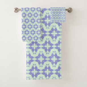 Pastel Purpliana 5 pattern: 1 of 3 Bath Towel Set