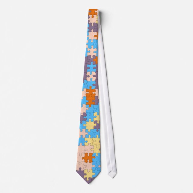 Pastel Puzzle Tie (Front)