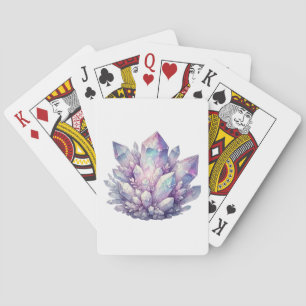 Pastel Quartz Cluster Playing Cards