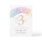 Pastel Rainbow Balloon Arch 3rd Birthday Party