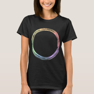 Pastel Rainbow Circle Subtle Pride LGBT Gay Rights T-Shirt