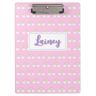Pastel Rainbow Clipboard