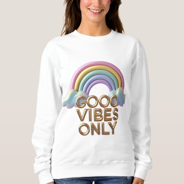 Pastel Rainbow Cloud Sweatshirt (Front)