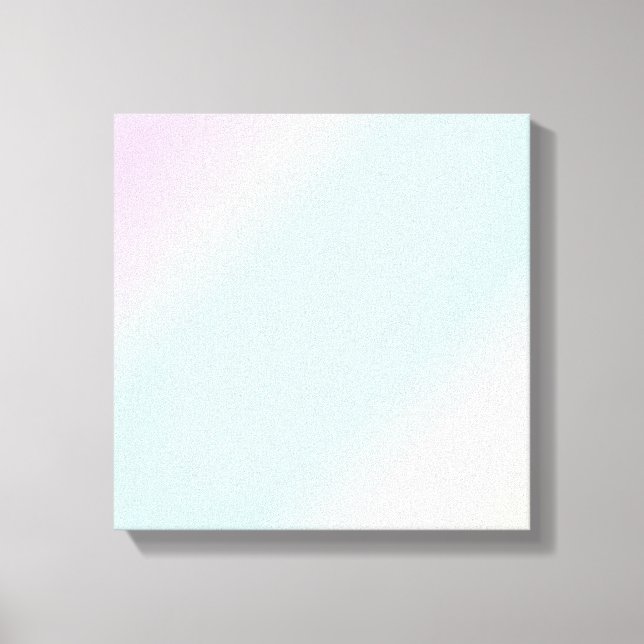 PASTEL RAINBOW COLORFUL GRADIENTS BACKGROUNDS WALL CANVAS PRINT (Front)