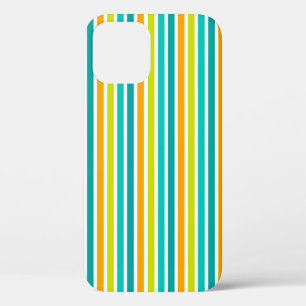 Pastel Rainbow Colorful Stars Black Starry Night iPhone 12 Case