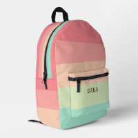 Pastel Rainbow colour Personalised with Name