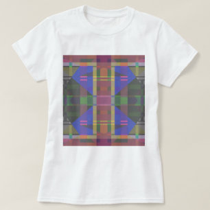Pastel Rainbow Colourful Geometric T-Shirt