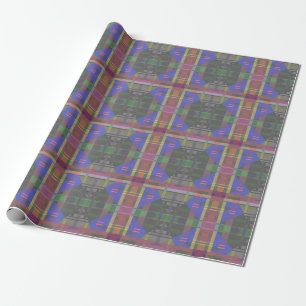Pastel Rainbow Colourful Geometric Wrapping Paper