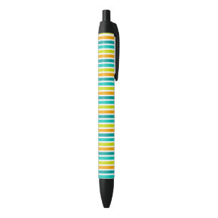 Pastel Rainbow Colourful Stars Black Starry Night Ink Pen
