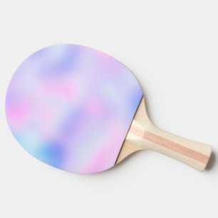 Pastel Rainbow Colours Abstract Blur Gradient Ombr Ping Pong Paddle