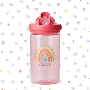 Pastel Rainbow Dream Kids Water Bottle