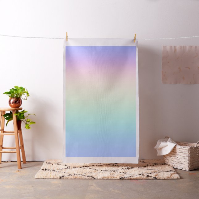 Pastel rainbow fabric (In Situ)