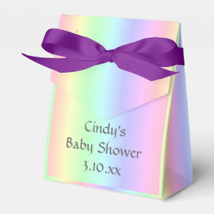 Pastel Rainbow Favour Box