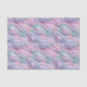 Pastel Rainbow Fur Tissue Paper