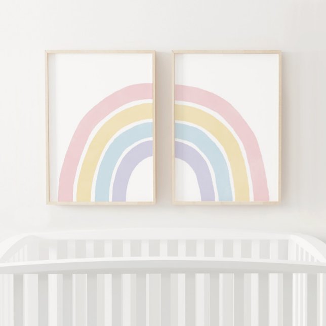 Pastel Rainbow Girl Nursery Decor (Creator Uploaded)