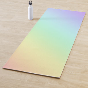 Pastel Rainbow Gradient Yoga Mat