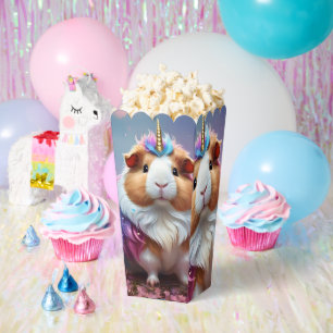 Pastel Rainbow Guinea Pig Unicorn, Favour Box
