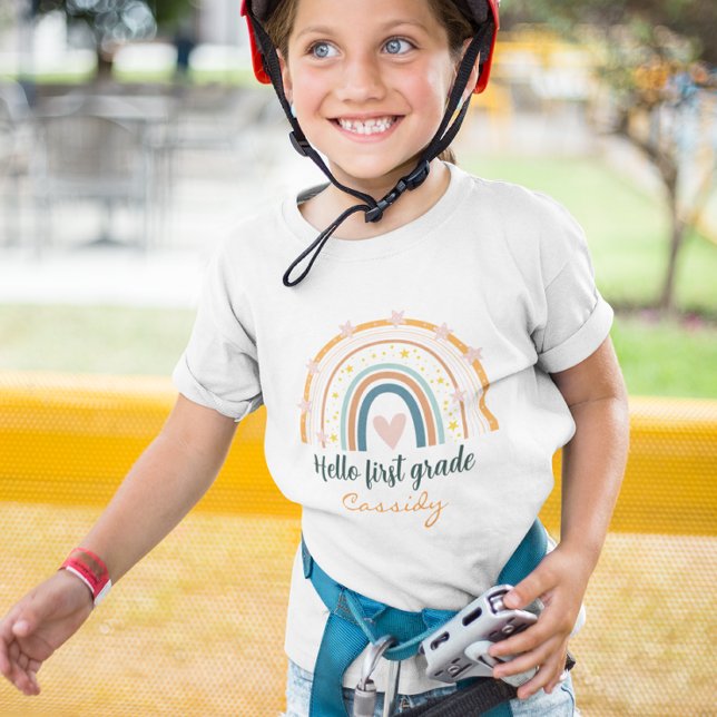 Pastel rainbow heart hello grade  T-Shirt (Creator Uploaded)