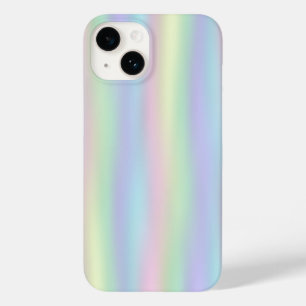 Pastel Rainbow Holographic   Custom Case-Mate iPhone 14 Case