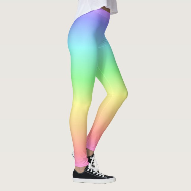 Pastel Rainbow Leggings (Right)