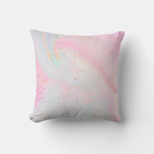 PASTEL RAINBOW MARBLE INSPIRED CUSHION