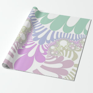 Pastel Rainbow Mod Wrapping Paper