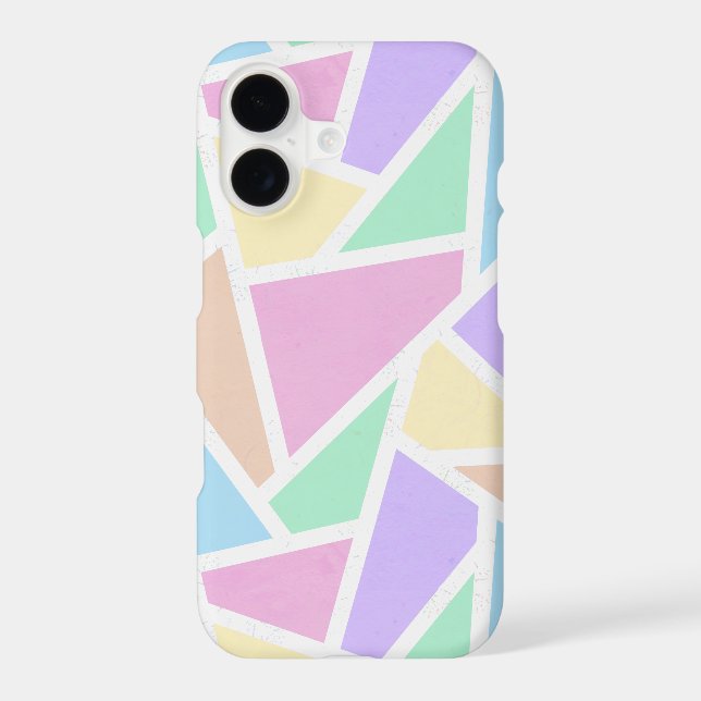 Pastel rainbow mosaic pattern (Back)