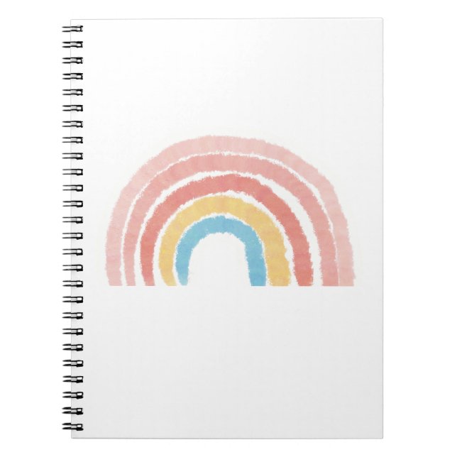 Pastel Rainbow Notebook (Front)