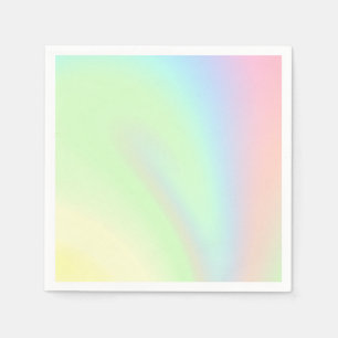 Pastel Rainbow of Color Napkin