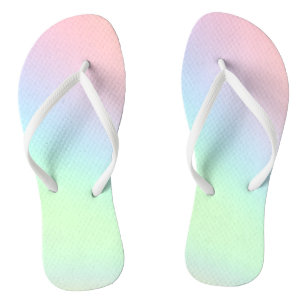 Pastel Rainbow of Colour Jandals