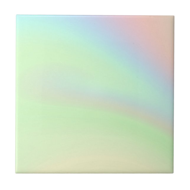 Pastel Rainbow of Colour Tile (Front)