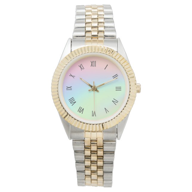 Pastel Rainbow of Colour Watch (Front)
