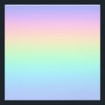 Pastel rainbow photo print<br><div class="desc">A pastel rainbow colors gradient.</div>