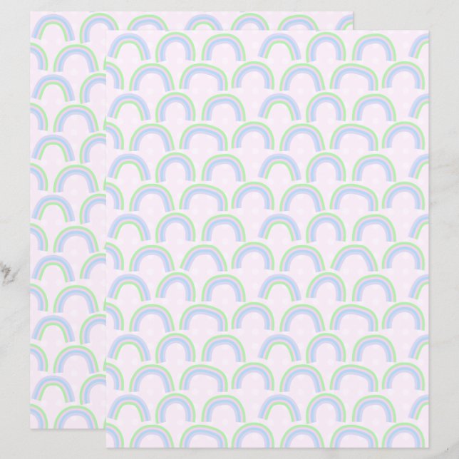 Pastel Rainbow Pink (Front/Back)