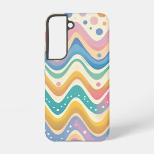 Pastel Rainbow Retro Abstract Samsung Galaxy Case